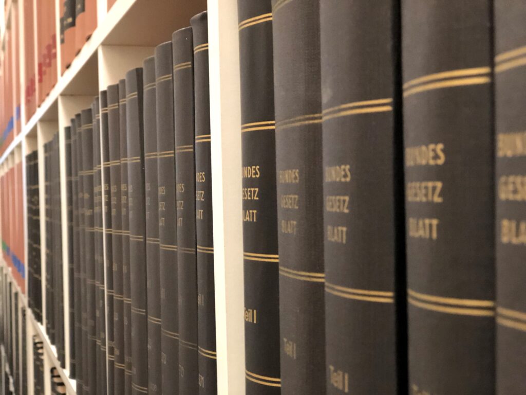 Buchbände des Bundesgesetzblatts