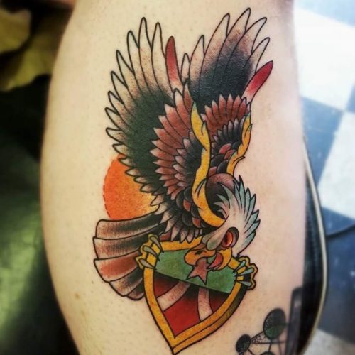 Soldat mit Tattoo (Symbolbild)